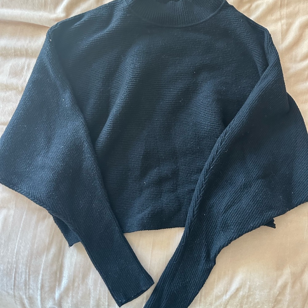 Zara Black Turtleneck Sweater